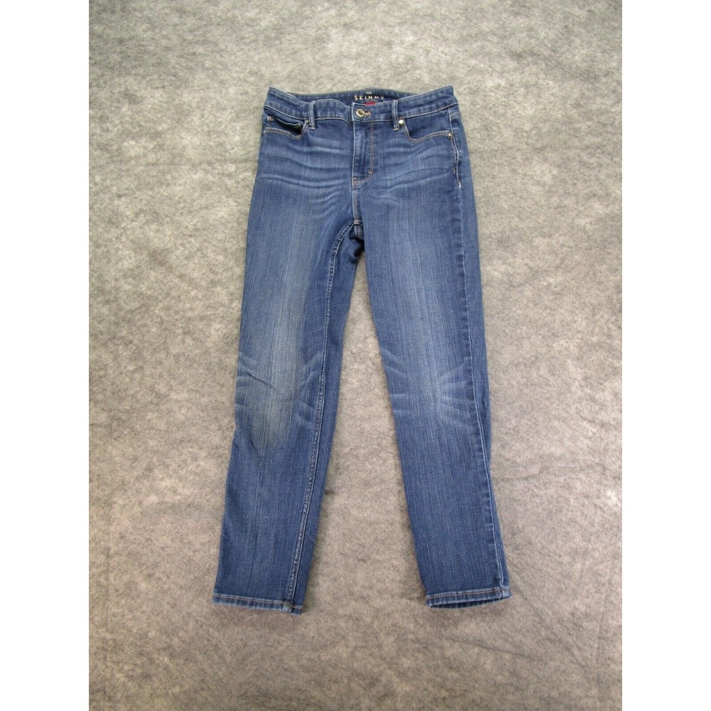 WHBM Jeans Womens 4 Blue Skinny stretch Denim comfort preowned